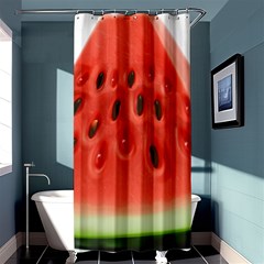 Piece Of Watermelon Shower Curtain 36  X 72  (stall)  by BangZart