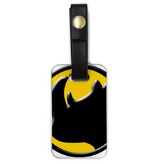 Black Rhino Logo Luggage Tags (one Side)  by BangZart