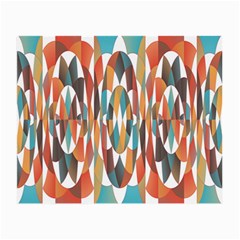 Colorful Geometric Abstract Small Glasses Cloth by linceazul