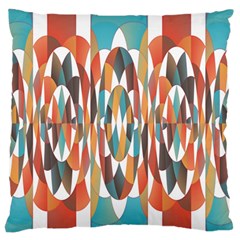 Colorful Geometric Abstract Standard Flano Cushion Case (two Sides) by linceazul