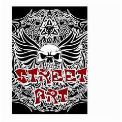 Tattoo Tribal Street Art Large Garden Flag (two Sides) by Valentinaart