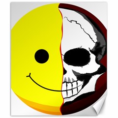 Skull Behind Your Smile Canvas 20  X 24   by BangZart