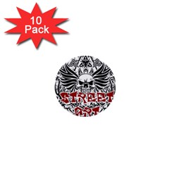 Tattoo Tribal Street Art 1  Mini Buttons (10 Pack)  by Valentinaart