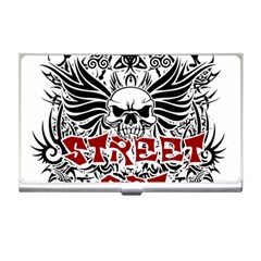 Tattoo Tribal Street Art Business Card Holders by Valentinaart