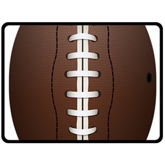 Football Ball Double Sided Fleece Blanket (large)  by BangZart