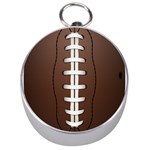 Football Ball Silver Compasses Front