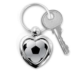 Soccer Ball Key Chains (heart)  by BangZart