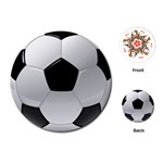 Soccer Ball Playing Cards (Round)  Front