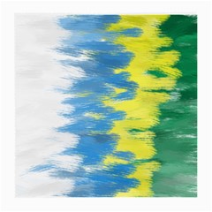 Brazil Colors Pattern Medium Glasses Cloth (2-side) by paulaoliveiradesign