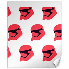 Stormtroper Pattern  Canvas 11  X 14   by paulaoliveiradesign