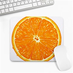 Orange Slice Large Mousepads by BangZart