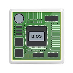 Computer Bios Board Memory Card Reader (square)  by BangZart