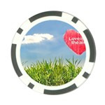 Love Concept Poster Poker Chip Card Guard Front