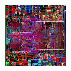 Technology Circuit Board Layout Pattern Medium Glasses Cloth (2-side) by BangZart