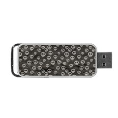 Skull Halloween Background Texture Portable Usb Flash (one Side) by BangZart