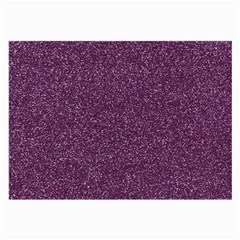 Purple Colorful Glitter Texture Pattern Large Glasses Cloth (2-side) by paulaoliveiradesign