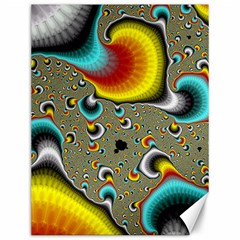 Fractals Random Bluray Canvas 12  X 16   by BangZart