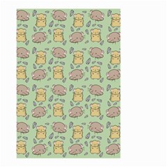 Cute Hamster Pattern Small Garden Flag (two Sides) by BangZart