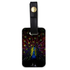 Beautiful Peacock Feather Luggage Tags (one Side)  by BangZart