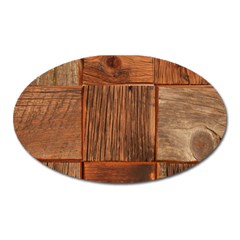 Barnwood Unfinished Oval Magnet by BangZart