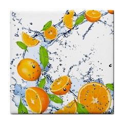 Fruits Water Vegetables Food Tile Coasters by BangZart