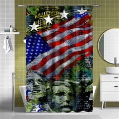 Usa United States Of America Images Independence Day Shower Curtain 48  X 72  (small)  by BangZart