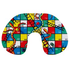 Snakes And Ladders Travel Neck Pillows by BangZart