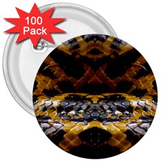 Textures Snake Skin Patterns 3  Buttons (100 Pack)  by BangZart