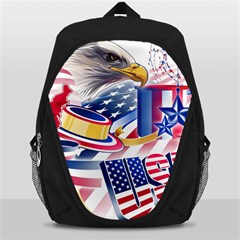 United States Of America Usa  Images Independence Day Backpack Bag by BangZart