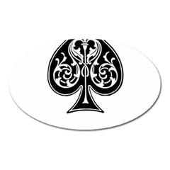 Acecard Oval Magnet by prodesigner