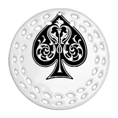 Acecard Ornament (round Filigree) by prodesigner