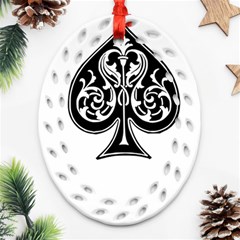 Acecard Ornament (oval Filigree) by prodesigner