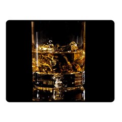 Drink Good Whiskey Double Sided Fleece Blanket (small)  by BangZart