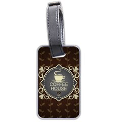 Coffee House Luggage Tags (two Sides) by BangZart