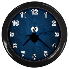 Funny Face Wall Clocks (black) by BangZart