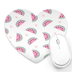 Watermelon Wallpapers  Creative Illustration And Patterns Heart Mousepads by BangZart