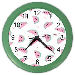 Watermelon Wallpapers  Creative Illustration And Patterns Color Wall Clocks by BangZart