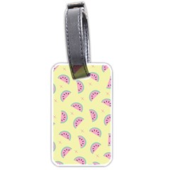 Watermelon Wallpapers  Creative Illustration And Patterns Luggage Tags (one Side)  by BangZart