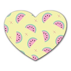 Watermelon Wallpapers  Creative Illustration And Patterns Heart Mousepads by BangZart