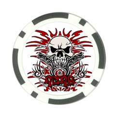 Acab Tribal Poker Chip Card Guard by Valentinaart