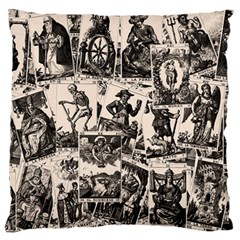 Tarot Cards Pattern Standard Flano Cushion Case (two Sides) by Valentinaart