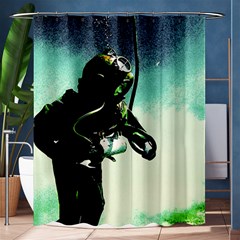 Underwater Shower Curtain 60  X 72  (medium)  by Valentinaart