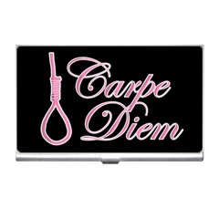 Carpe Diem  Business Card Holders by Valentinaart