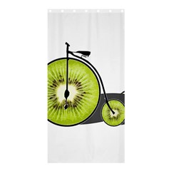 Kiwi Bicycle  Shower Curtain 36  X 72  (stall)  by Valentinaart