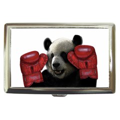 Boxing Panda  Cigarette Money Cases by Valentinaart