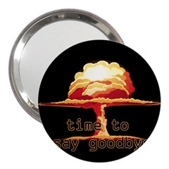 Nuclear Explosion 3  Handbag Mirrors by Valentinaart