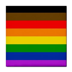 Philadelphia Pride Flag Tile Coasters by Valentinaart