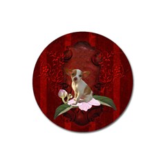 Sweet Little Chihuahua Magnet 3  (round) by FantasyWorld7