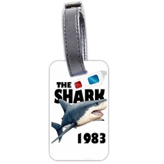 The Shark Movie Luggage Tags (one Side)  by Valentinaart