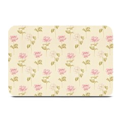 Floral Paper Illustration Girly Pink Pattern Plate Mats by paulaoliveiradesign